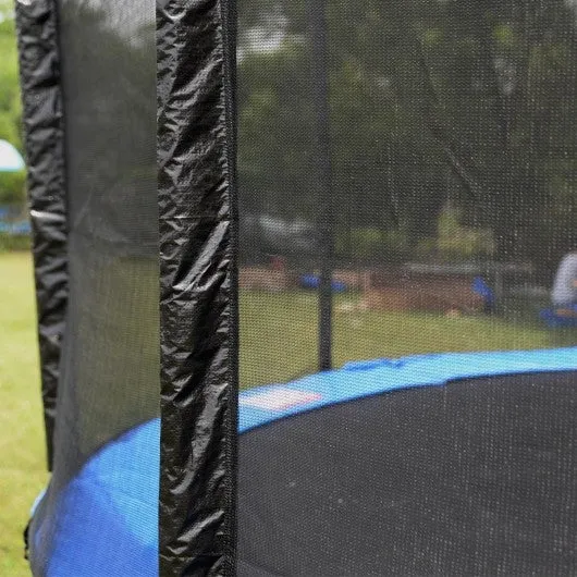 12' Round Trampoline Enclosure Safety Replacement Net w/ 8 Sleeves