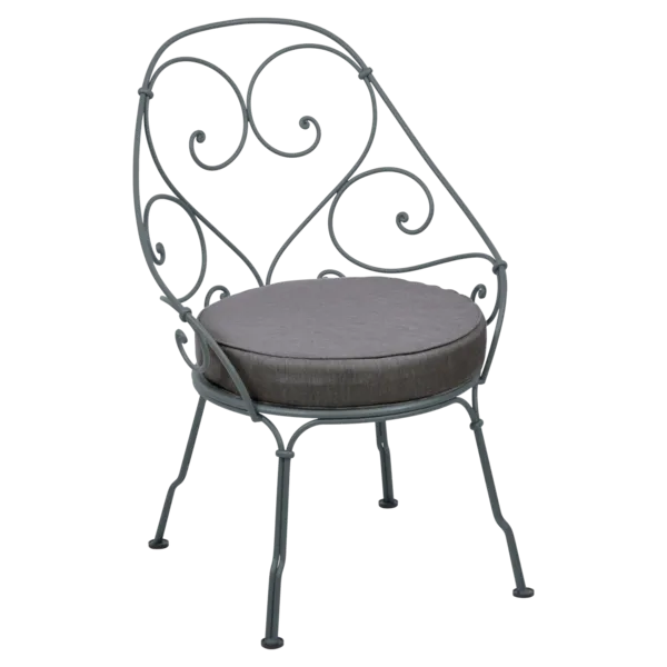 1900 CABRIOLET ARMCHAIR with GRAPHITE GREY CUSHION