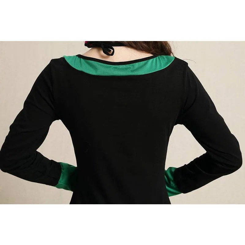 Autumn Ethnic Long Sleeve Pullover