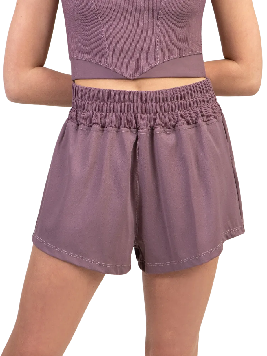 Balletcore High Waist Lounge Short - 7013A