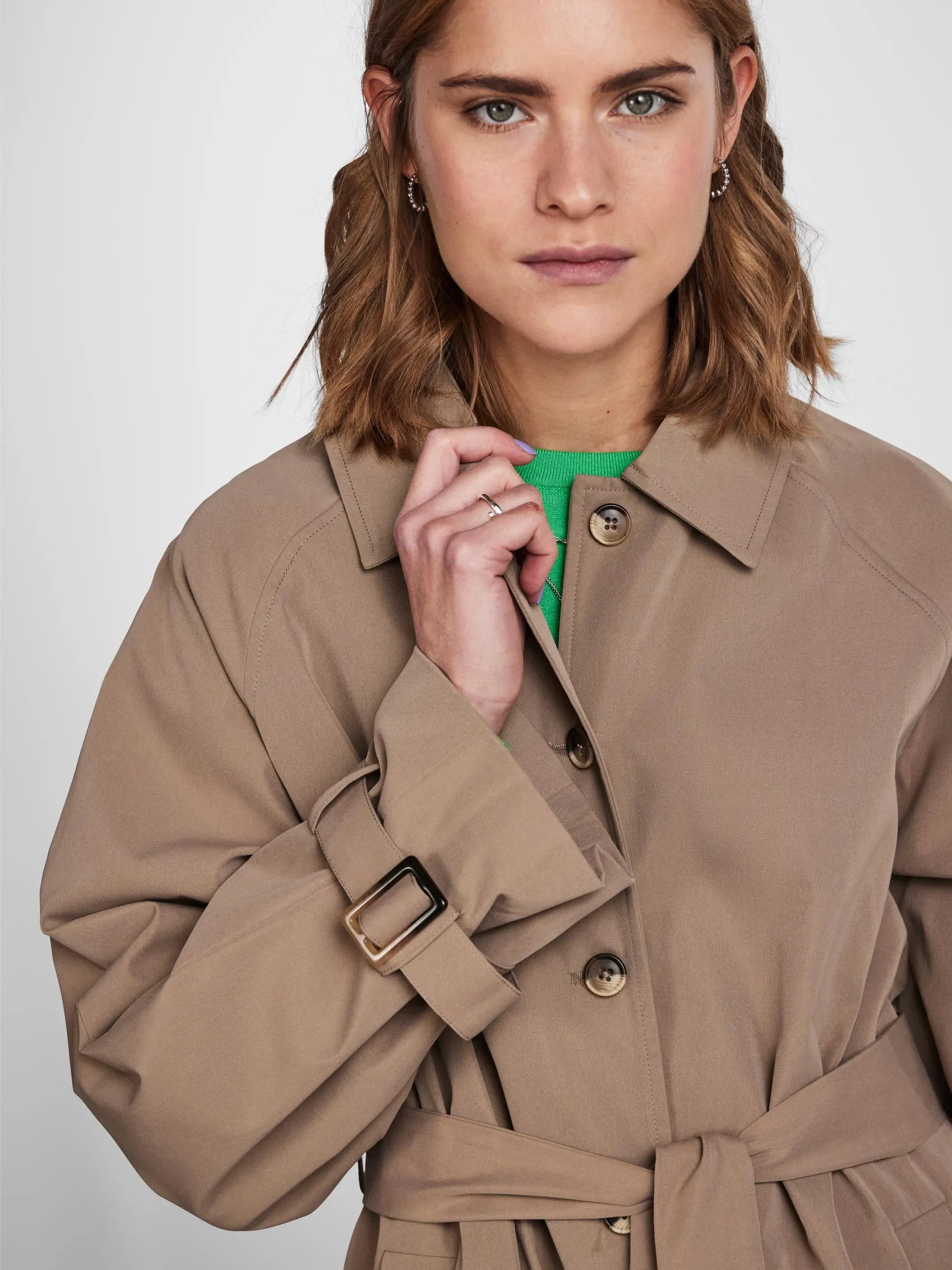 Bellen Trenchcoat - Greige