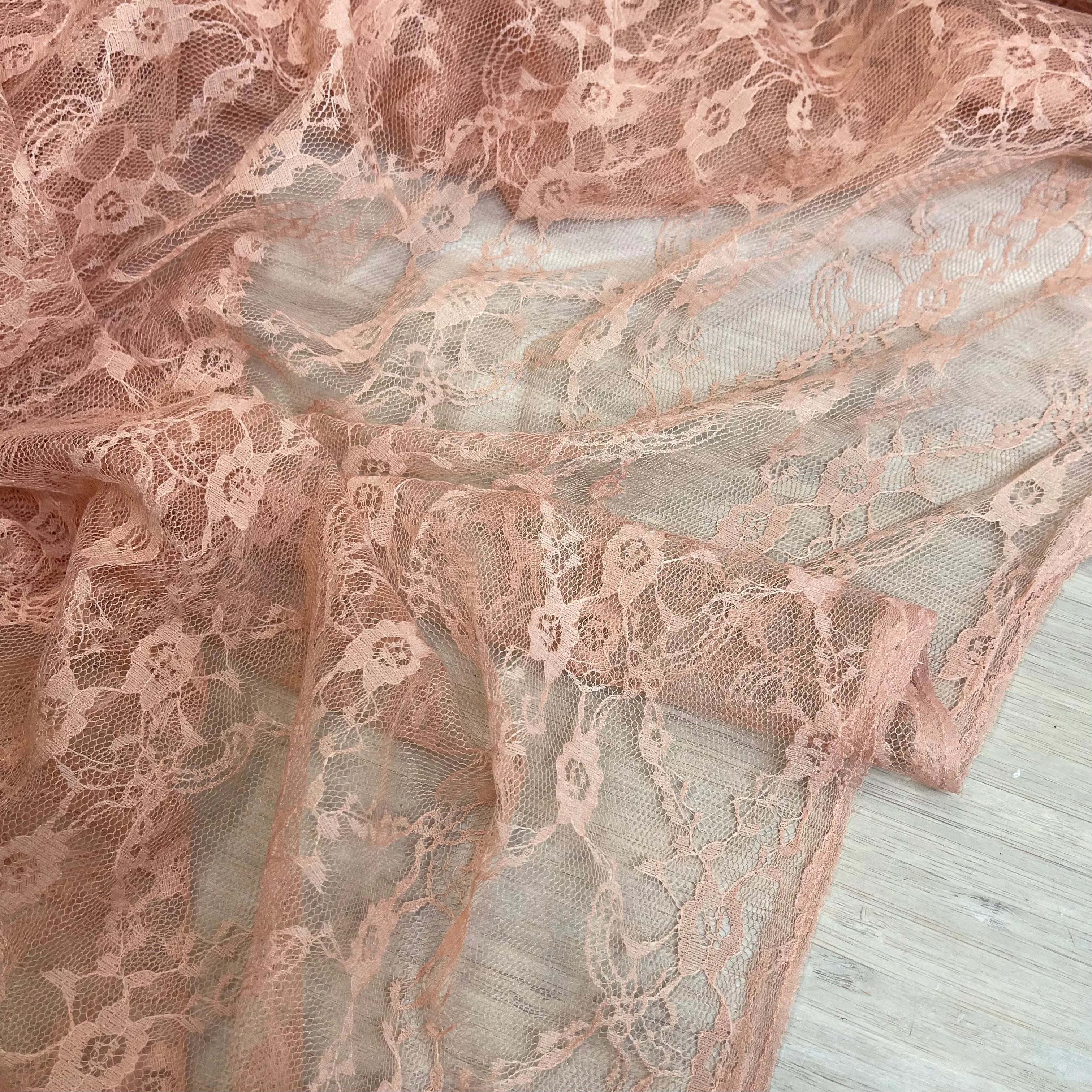 Blush Trellis Lace