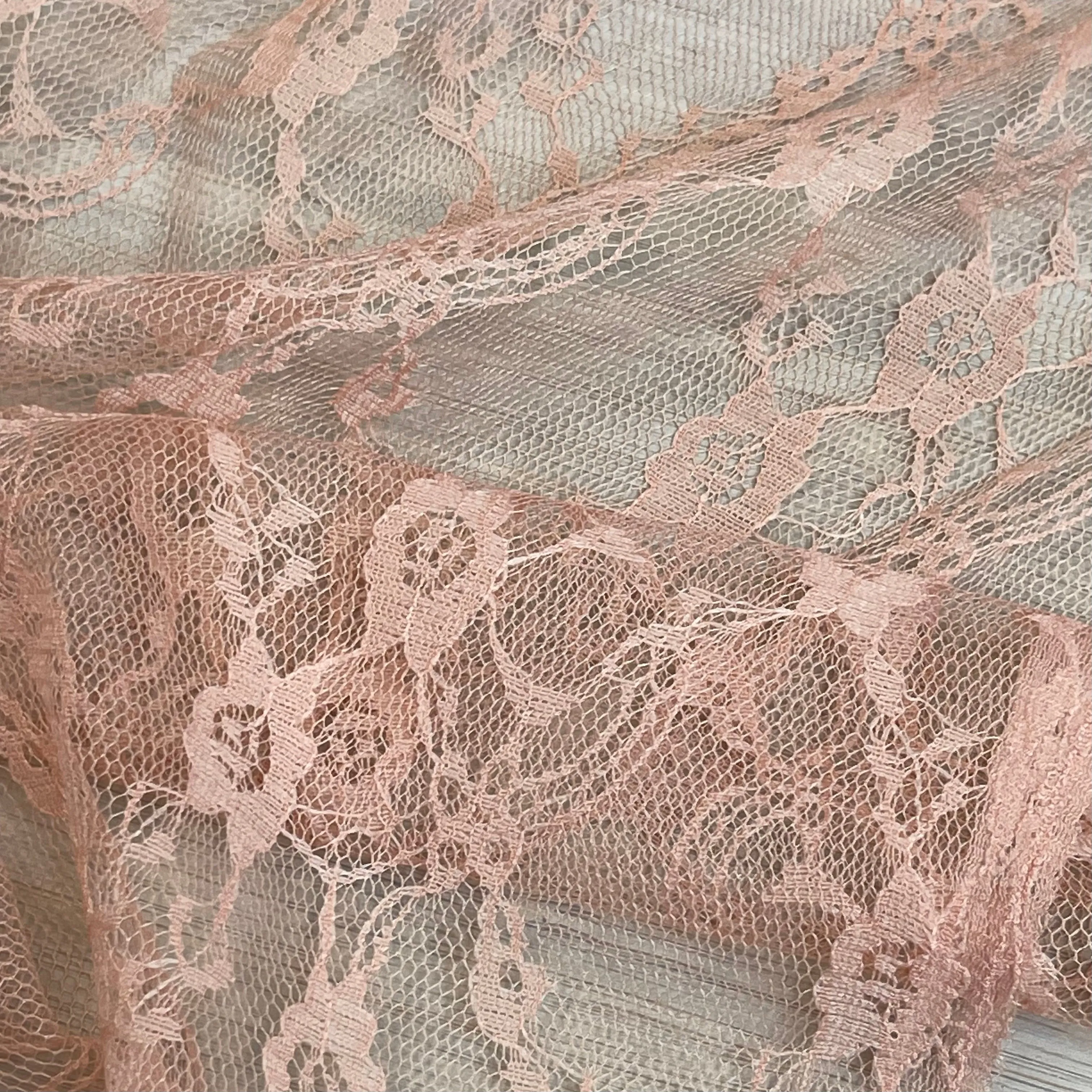 Blush Trellis Lace