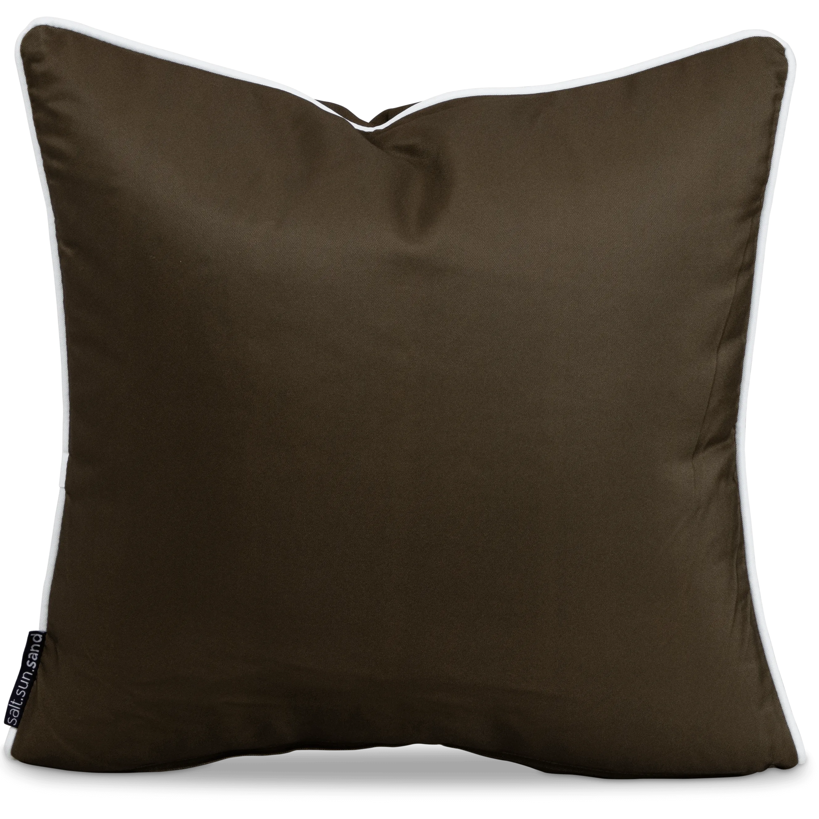 Bondi Chocolate - 45 x 45 cm Piped Outdoor Cushion