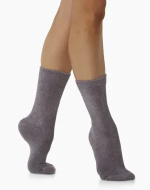 Brushed Bamboo Bed Socks Grey