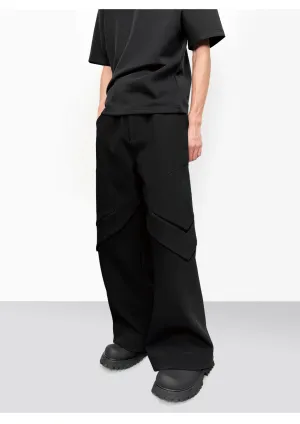 Chamfered Casual Pants