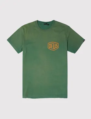 Deus Ex Machina Sunbleached Venice T-Shirt - Shamrock Green