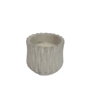 Diamond concrete outdoor candle (Citronella)