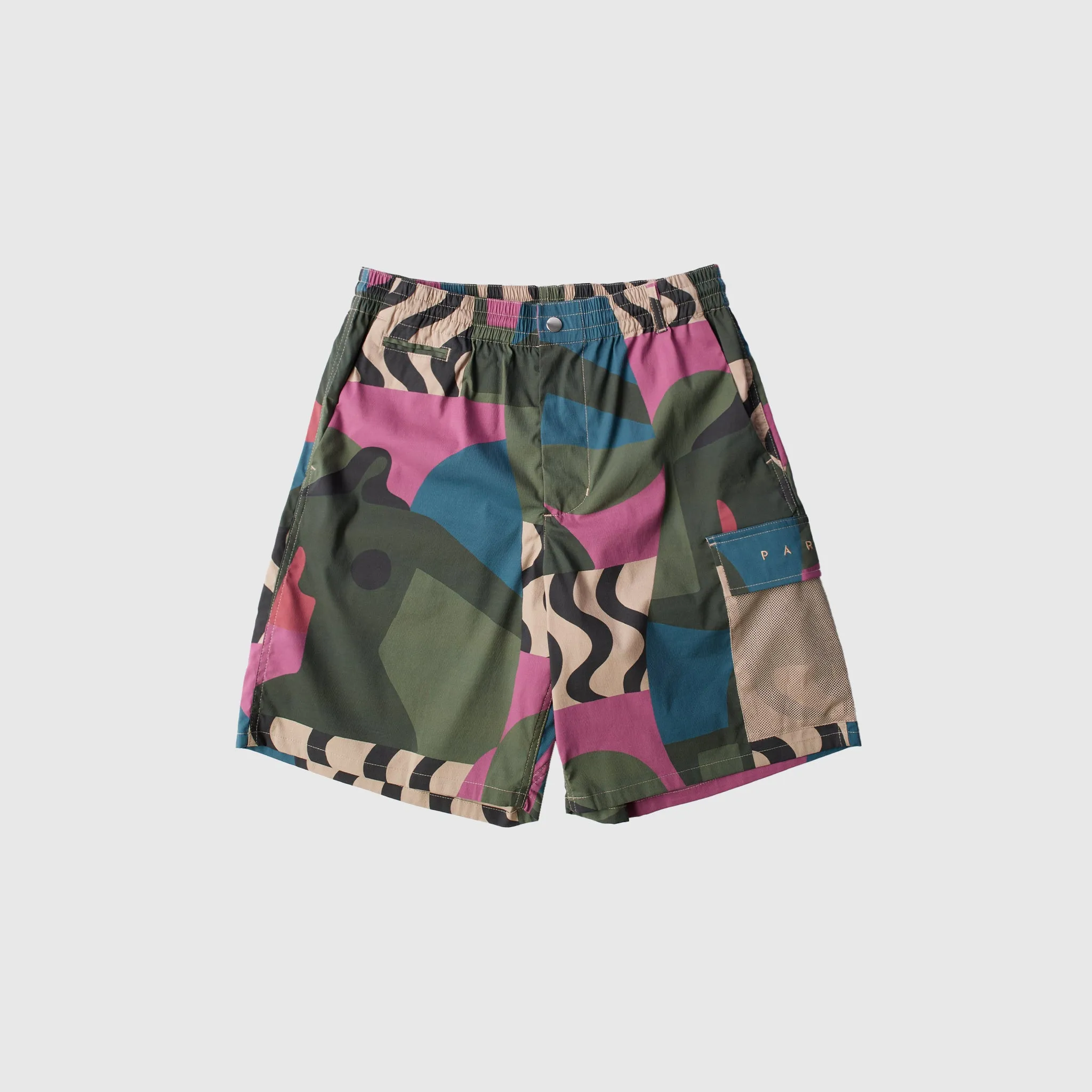 DISTORTED CAMO SHORTS