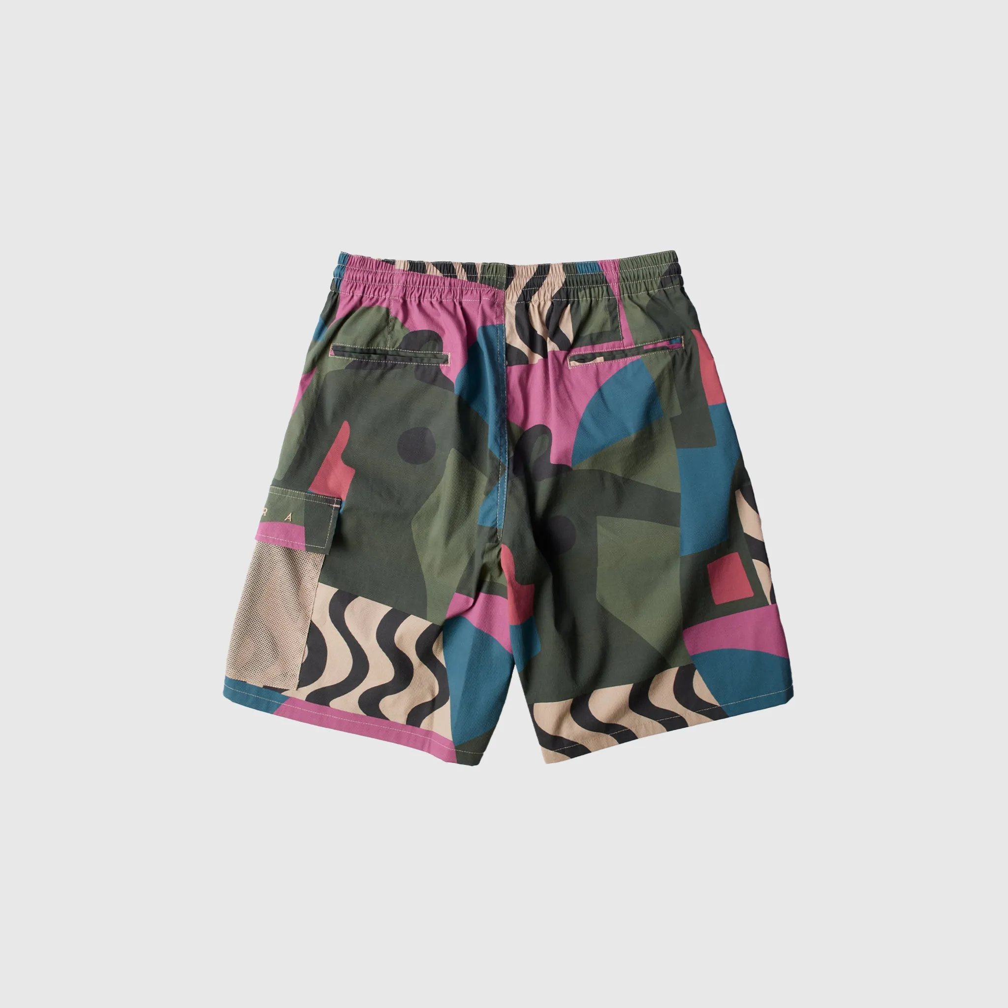 DISTORTED CAMO SHORTS