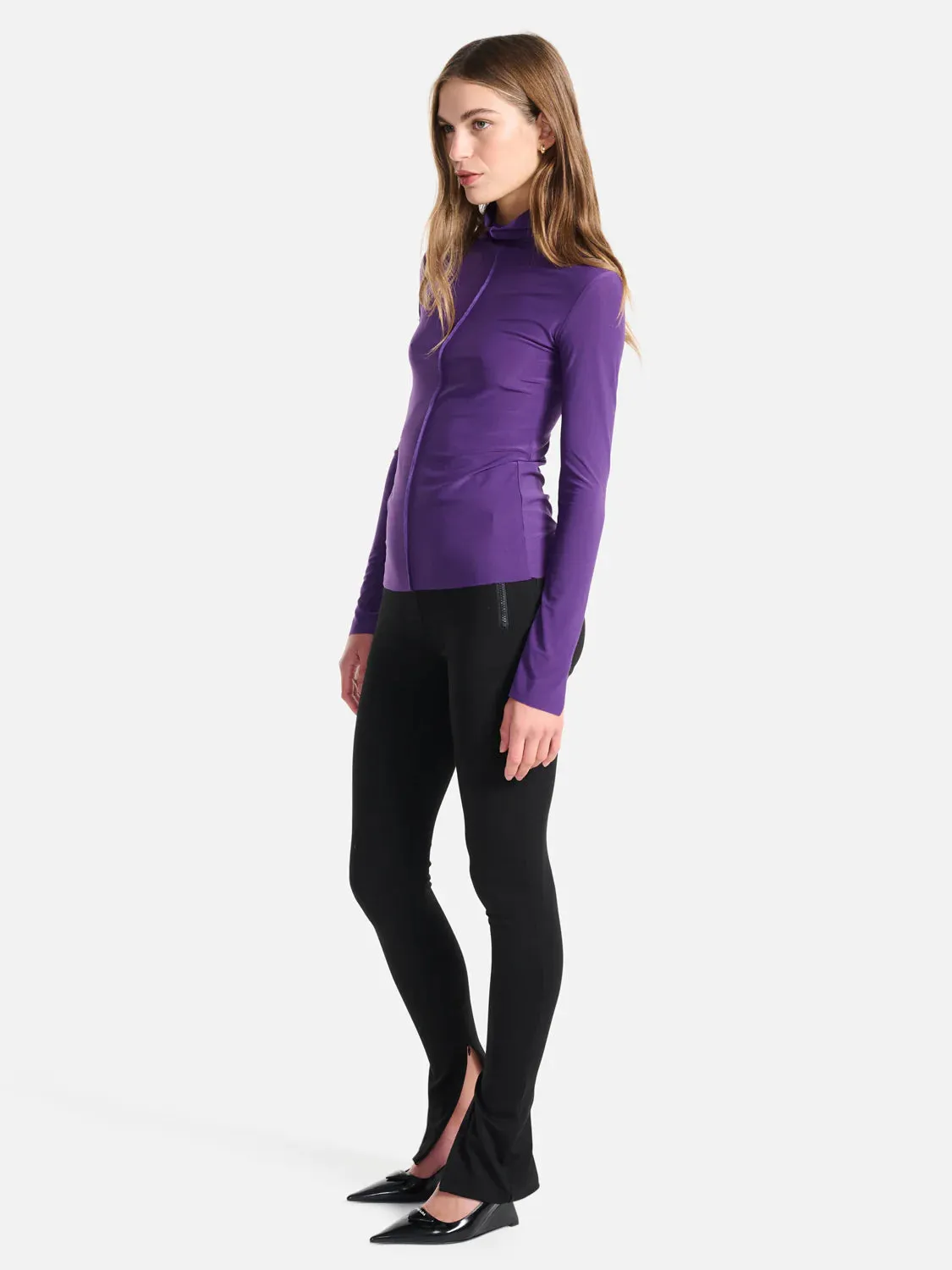 Ena Pelly | Freya Long Sleeve Top - Meadow Violet