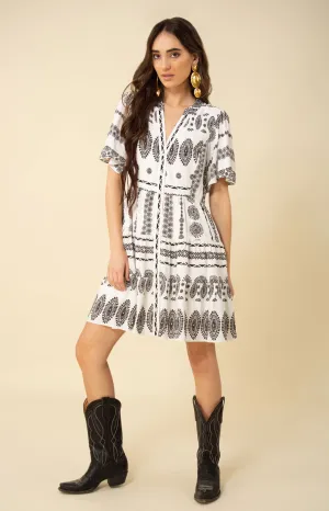 Hania Button Dress