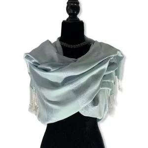 Helyat Handwoven Shawl - Light Blue