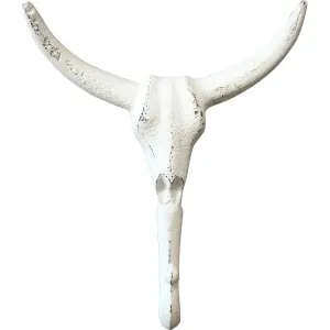 Hook Skull Rustic White