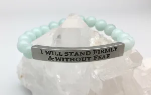 IamTra Semiprecious Affirmation Quote Mala Bracelets