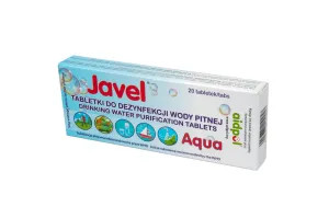 JAVEL AQUA water treatment tablets 20pcs