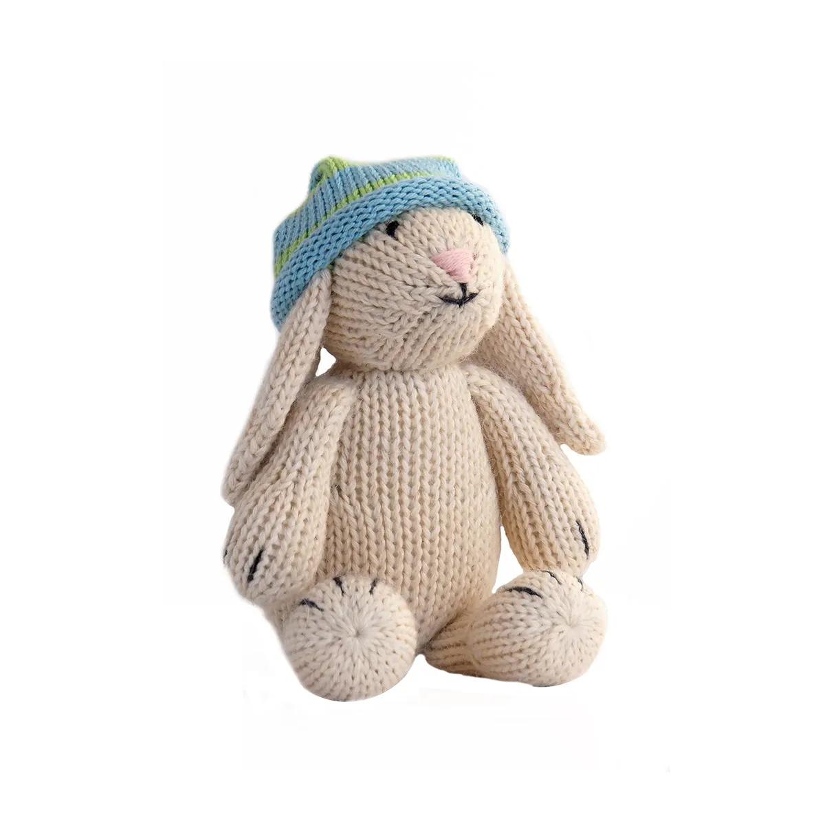 Little White Bunny In Slouch Hat