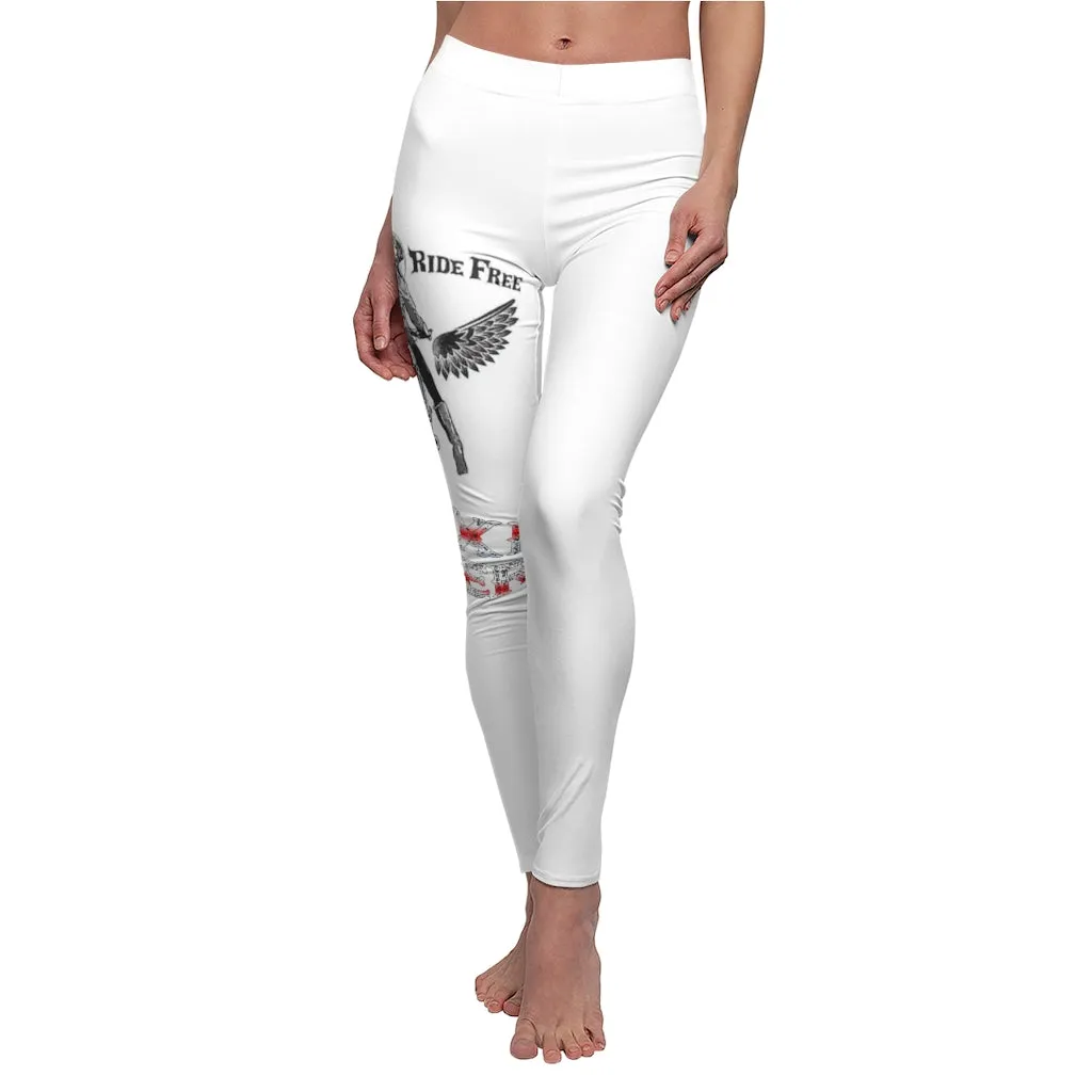 LIVE FAST RIDE FREE Leggings