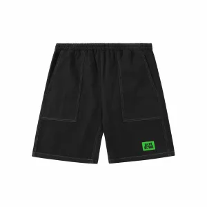 Lo-Fi Easy Washed Shorts (Washed Black)