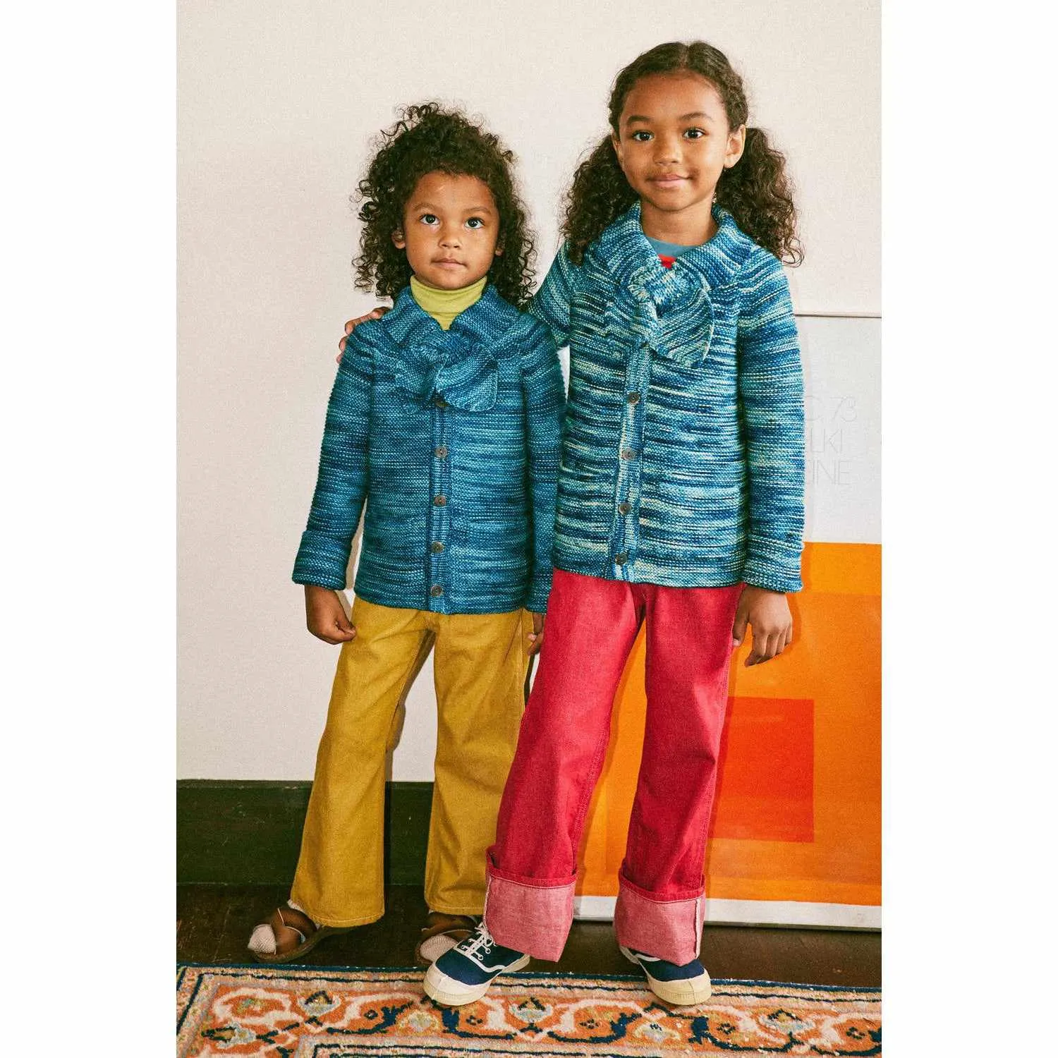 Misha & Puff - Scout cardigan - Ocean Space Dye