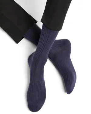 Modal Cashmere Socks Encre/Ink