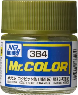 Mr. Hobby C384 Mr. Color Cockpit Color (Kawanishi) Lacquer Paint 10ml