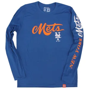 New York Mets "Script" | Long Sleeve