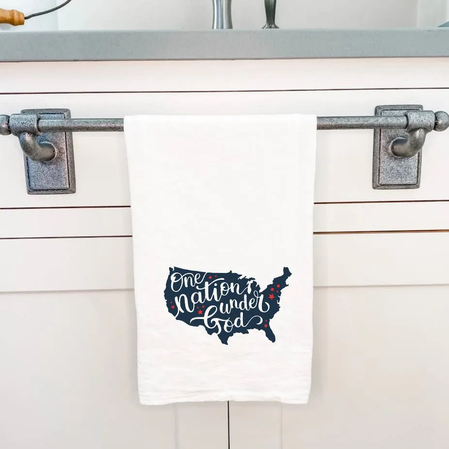 One Nation Under God - America Tea Towel