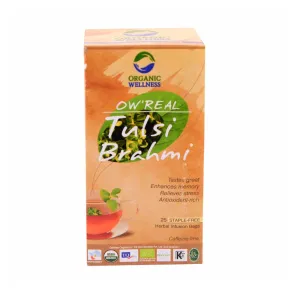 Organic Wellness Tulsi Brahmi Tea 25pc