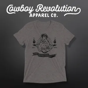 "Santo De Fuego" Cowboy Revolution Short Sleeve Tri-Blend Tee