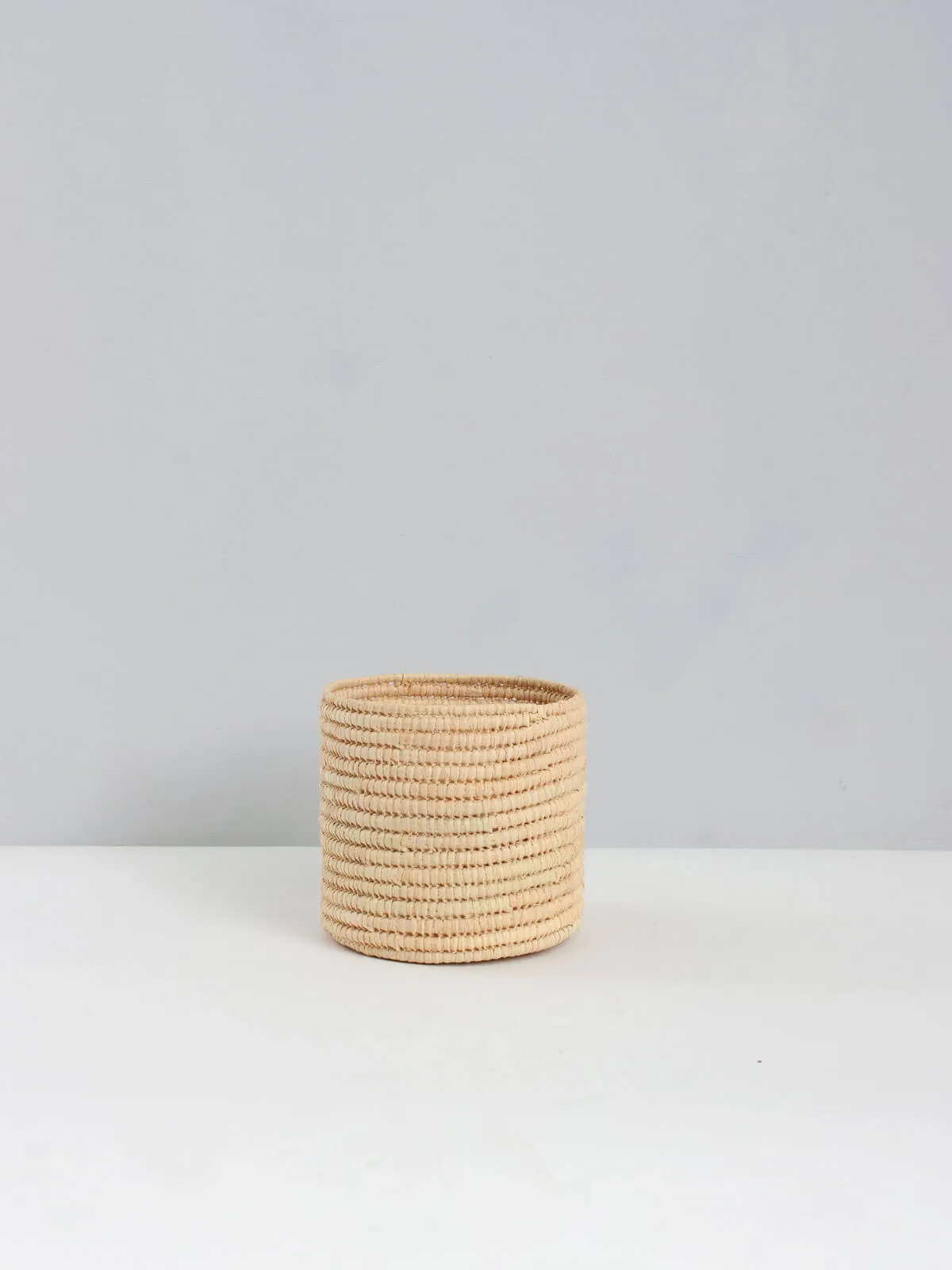 Raffia Storage Pots, Natural