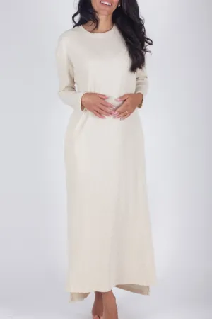 REESE DRESS LONG SLEEVE (IVORY)