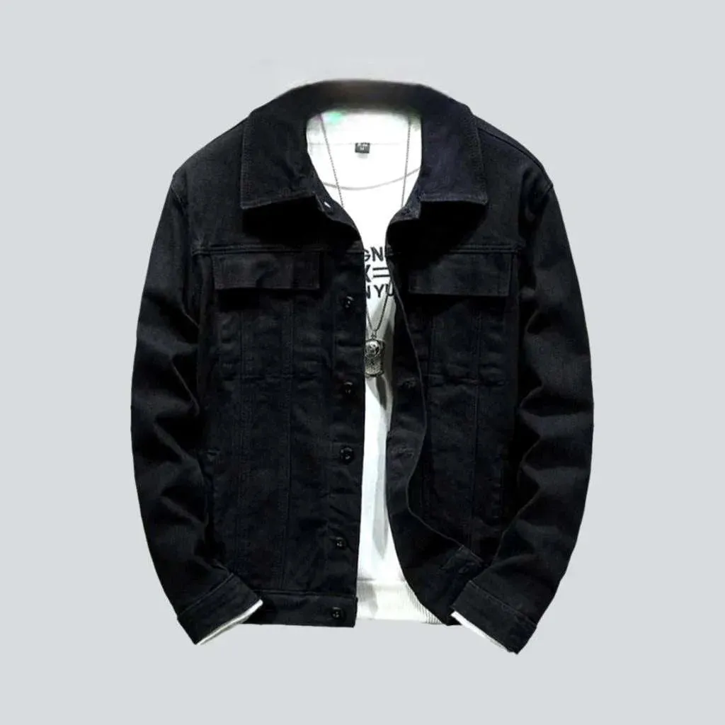 Regular men's denim jacket