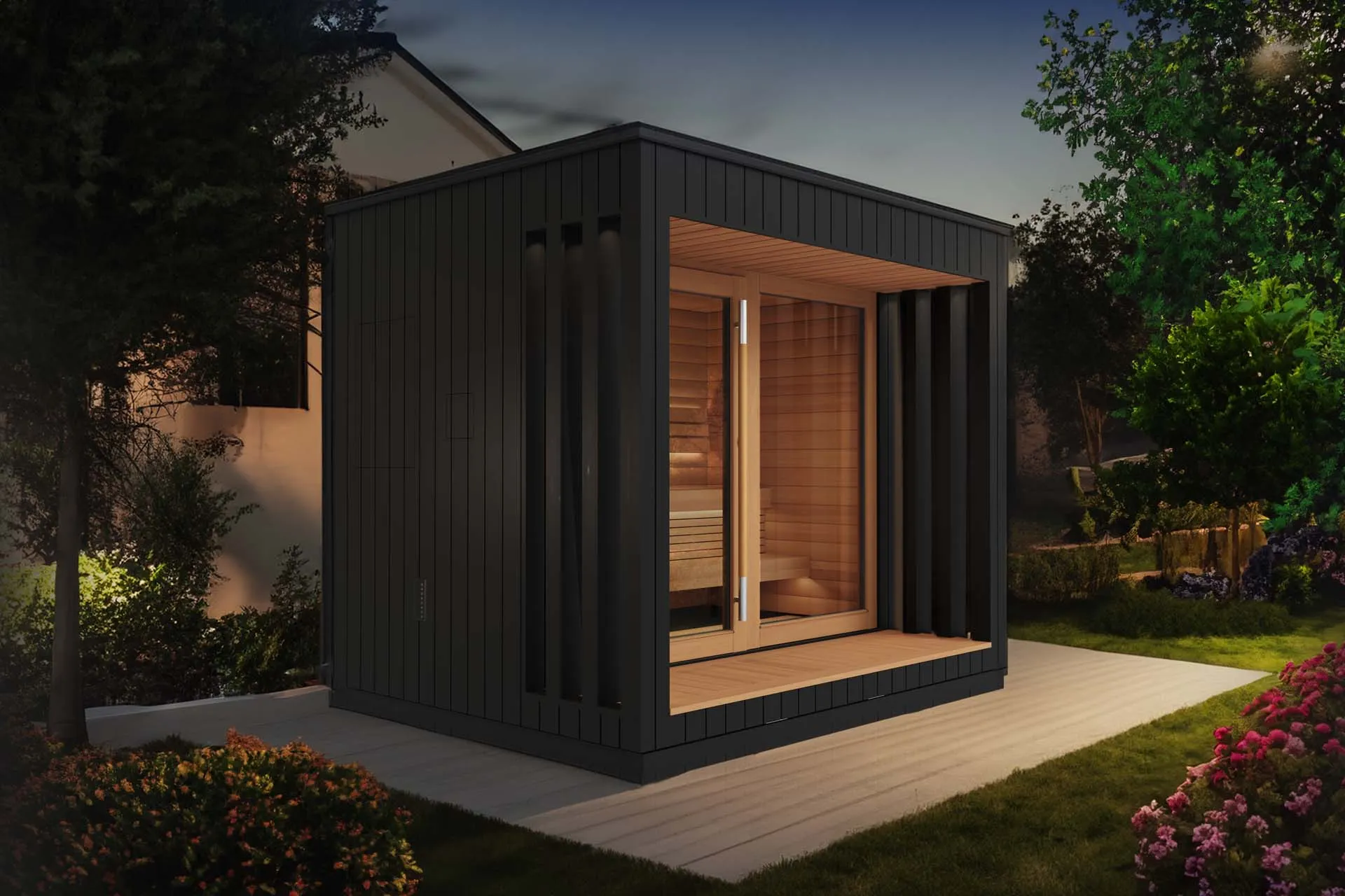 Saunum AirCube 3 Outdoor Sauna