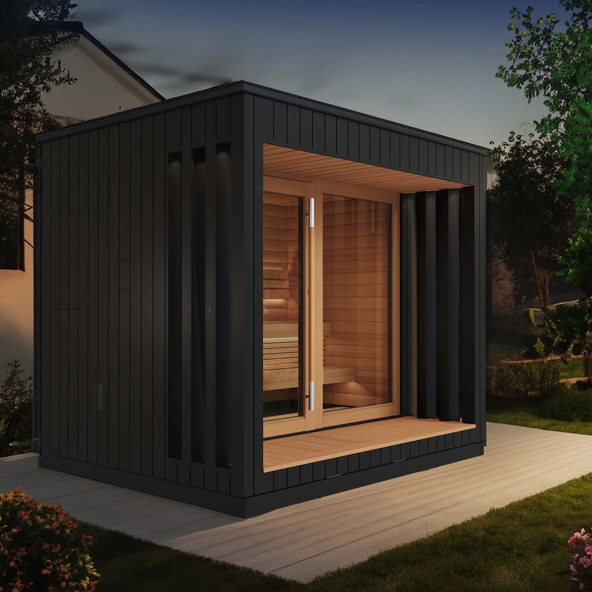 Saunum AirCube 3 Outdoor Sauna