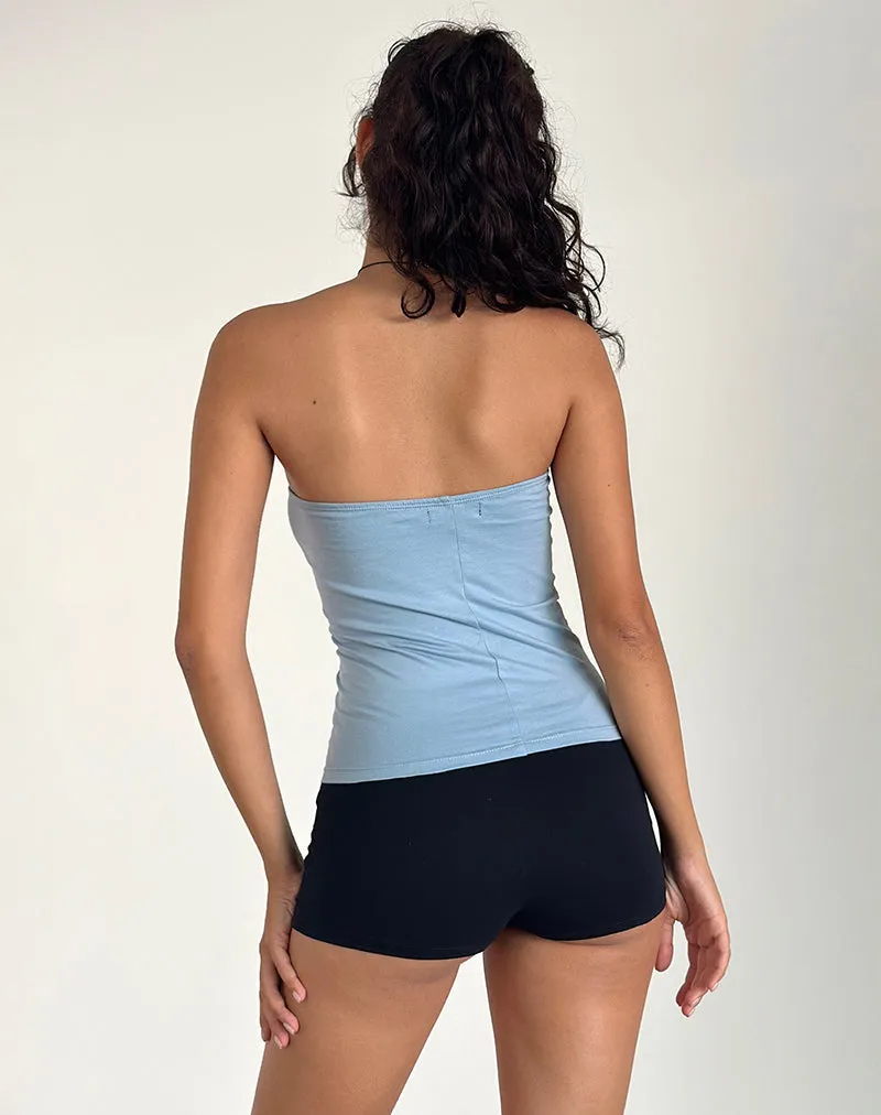 Shaelo Bandeau Top in Nantucket Blue