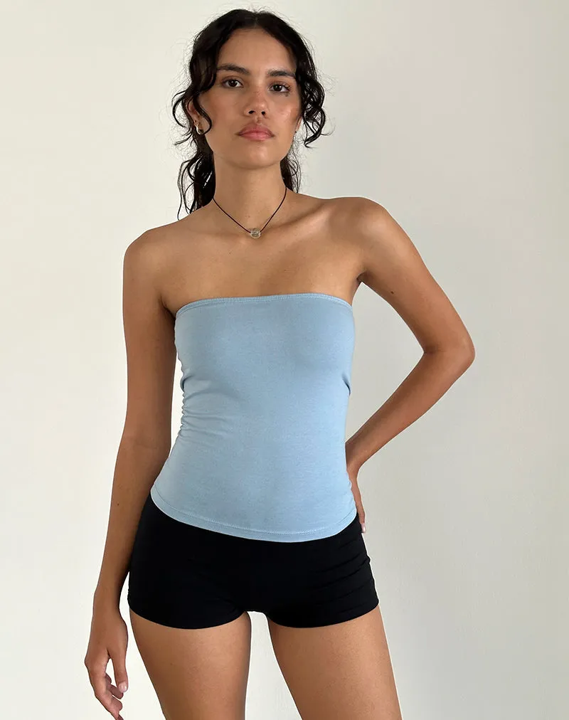 Shaelo Bandeau Top in Nantucket Blue