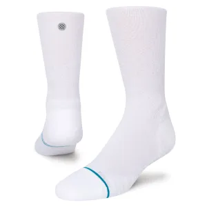 Stance Light Crew Run Socks (White)