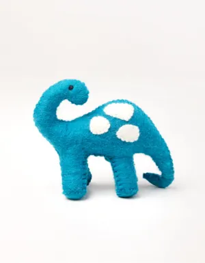 Teal Wool Dino