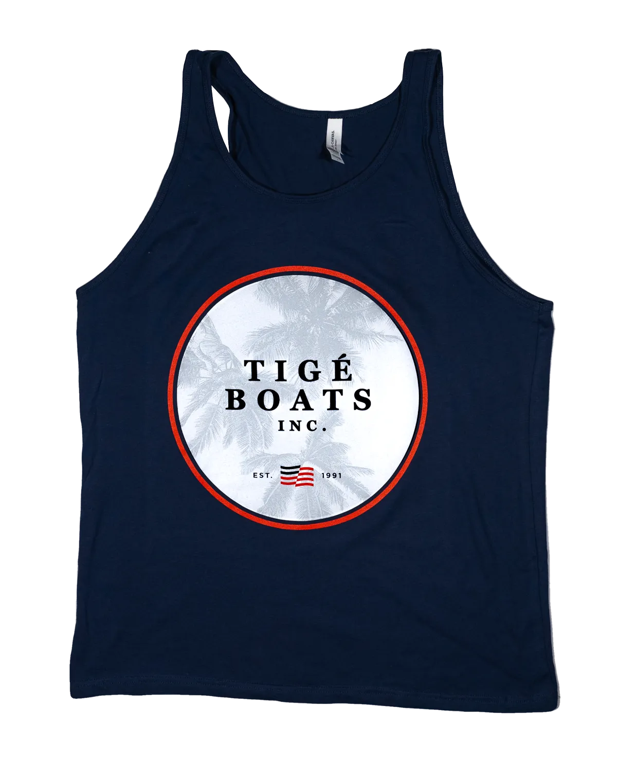 Tige Red, White and Palms Tank Top