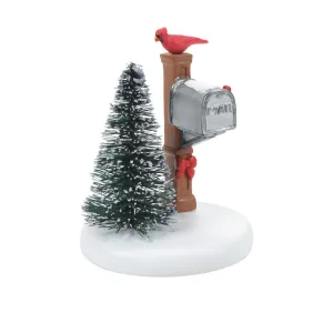 VA, Cardinal Christmas Mailbox, 6007661, Department 56