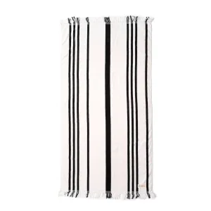 Vintage Black Stripe Towel