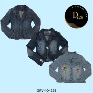 Vintage Denim Blazers – Your Y2K Fashion Essential (GRV-10-228)