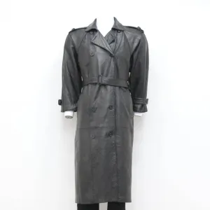 Y2K 2024 HE057 90s City Girl Leather Trench Coats - 20 Pcs