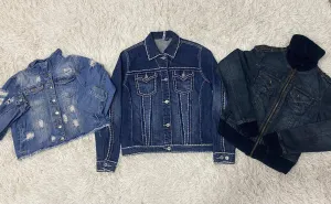 Y2K Classic Denim Jackets - 15 Pcs