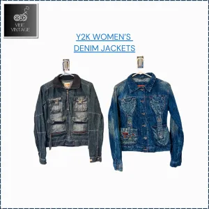 Y2K WOMEN'S DENIM JACKETS - 17 PCS